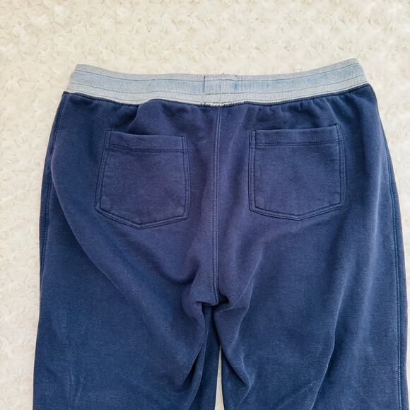 Cuffy's Cape Cod Navy Gray Cotton French Terry Jogger Pants Sweatpants Sz Large - Picture 8 of 10